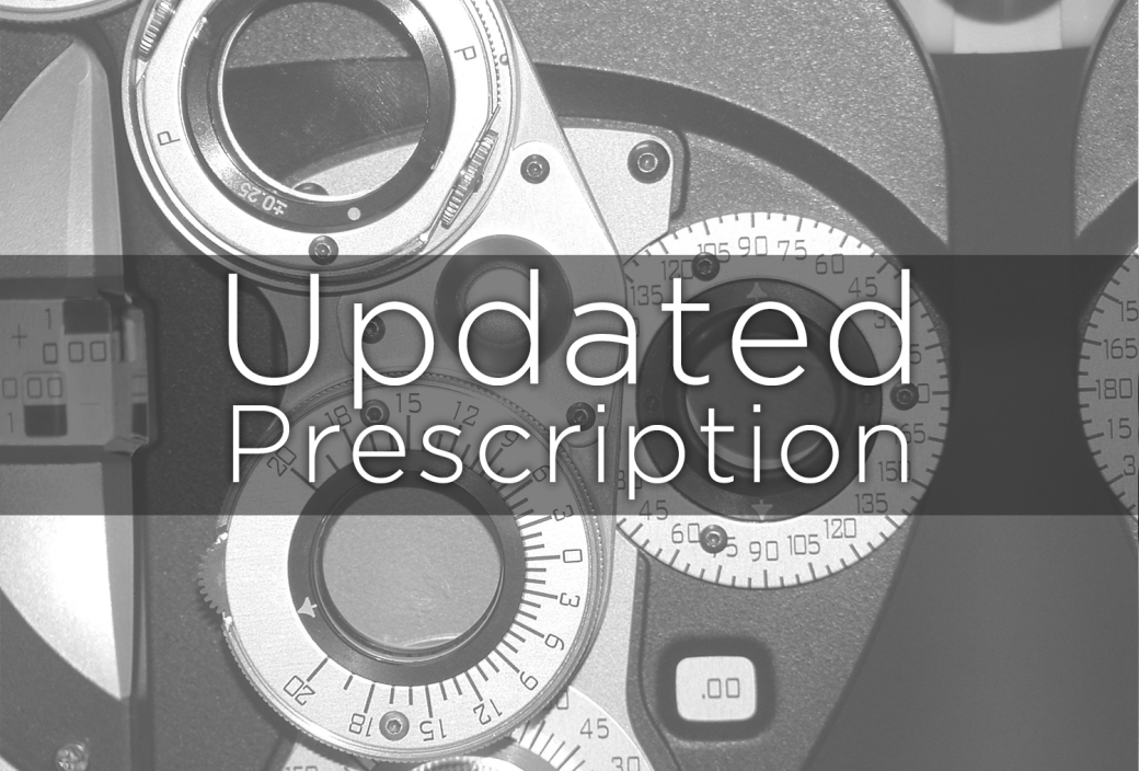 Updated Prescription